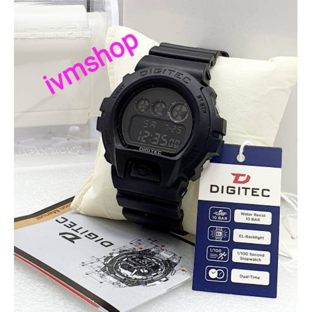 JAM TANGAN KEREN SPORTY DIGITEC 2098 NEW ORIGINAL WATER RESIST