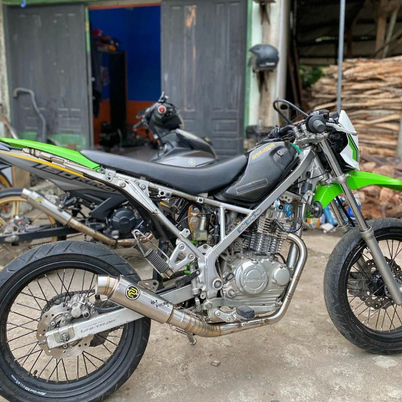 Knalpot Pekajaman Original Jogja Klx Dtracker Kolong Bawah stainless original racing jogja