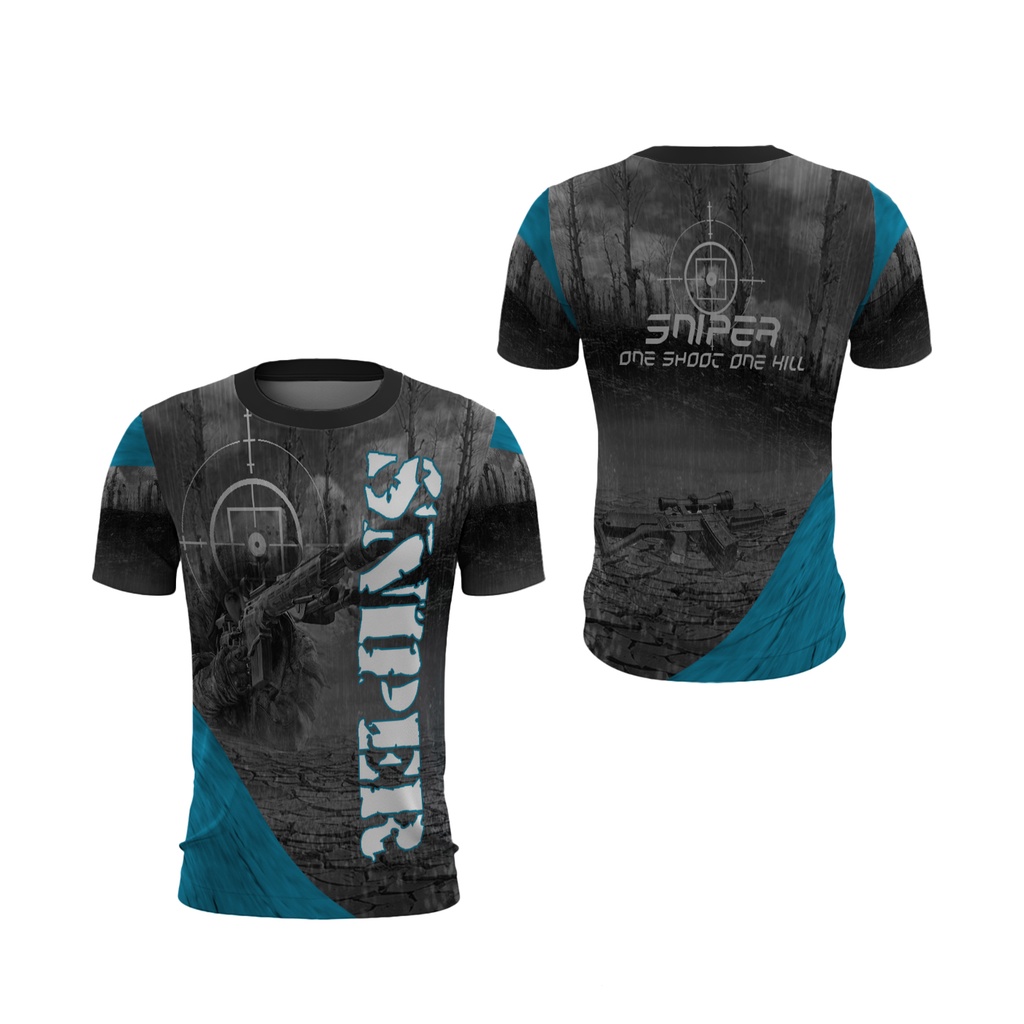 KaosArmy - Kaos Sniper | Kaos Sniper Lengan Pendek | Kaos Sniper FullPrint