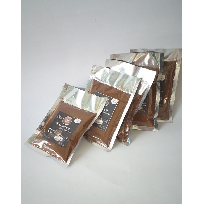 

Paket hemat 10 pcs - Bubuk kopi Java Excelsa 20 gram / kopi bubuk murni tanpa campuran / kopi hitam