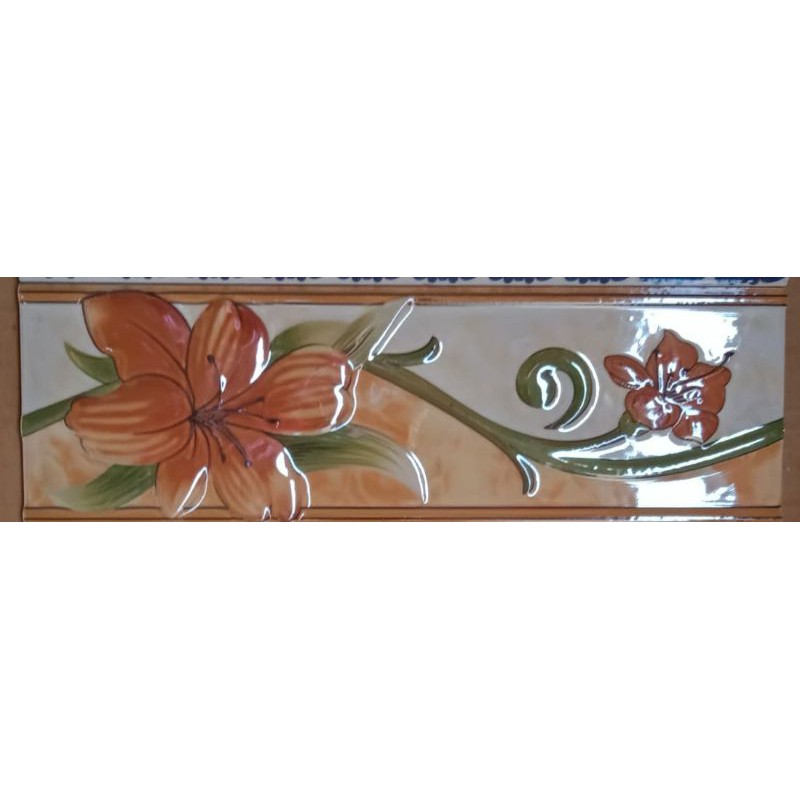 Keramik Lis Timbul Berbagai Macam Motif