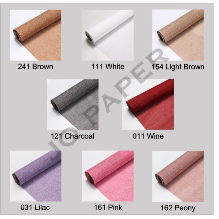 

(TERLARIS) Flower Wrapping Paper Jute Korea Karung Goni Mesh Roll Kertas Buket Bu