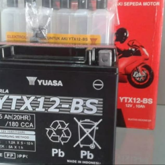 Aki YUASA YTX12 BS AKI MOGE 12V 10Ah