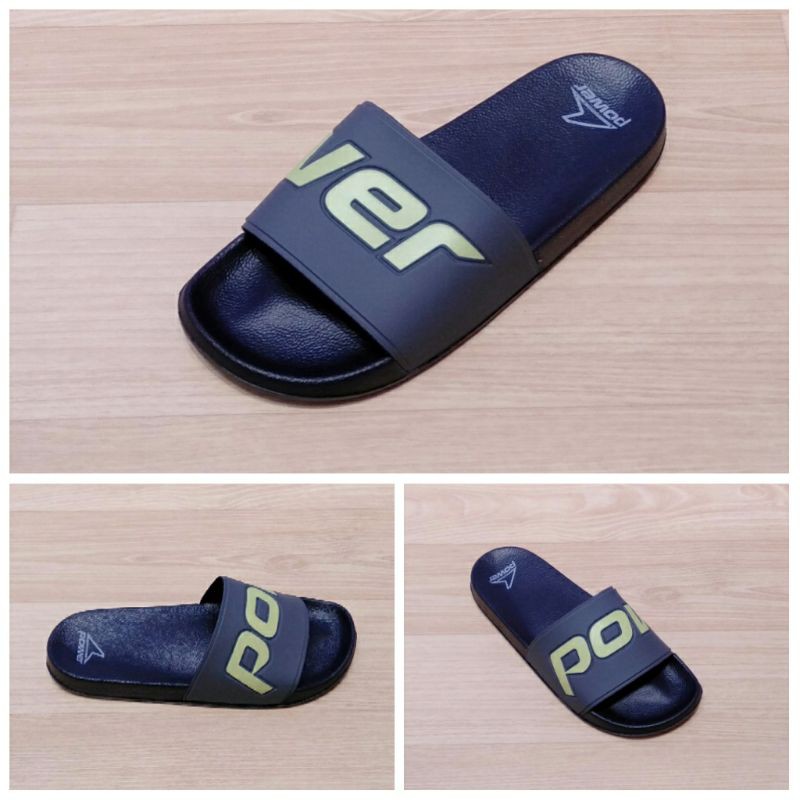 POWER Sport Sandal Pria BLACK GREEN-8716317