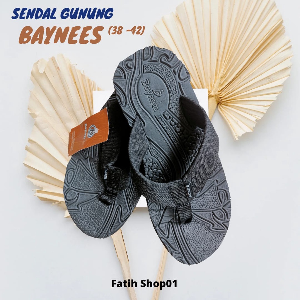 sendal jepit gunung laki-laki terbaru baynees  kualitas export ukuran 33-42 anti slip