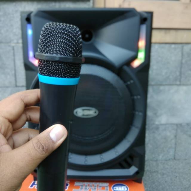 SPEAKER GMC 897 H BLUETOOTH KARAOKE SUPORT FLASDISK MMC