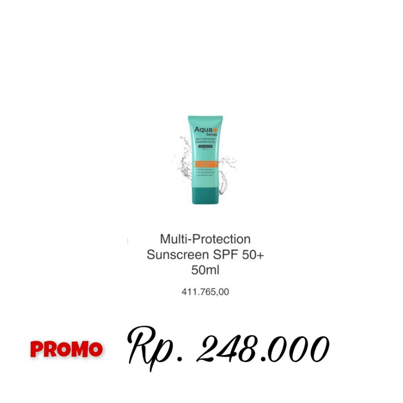 AQUA+ SERIES MULTI-PROTECTION SUNSCREEN SPF 50+