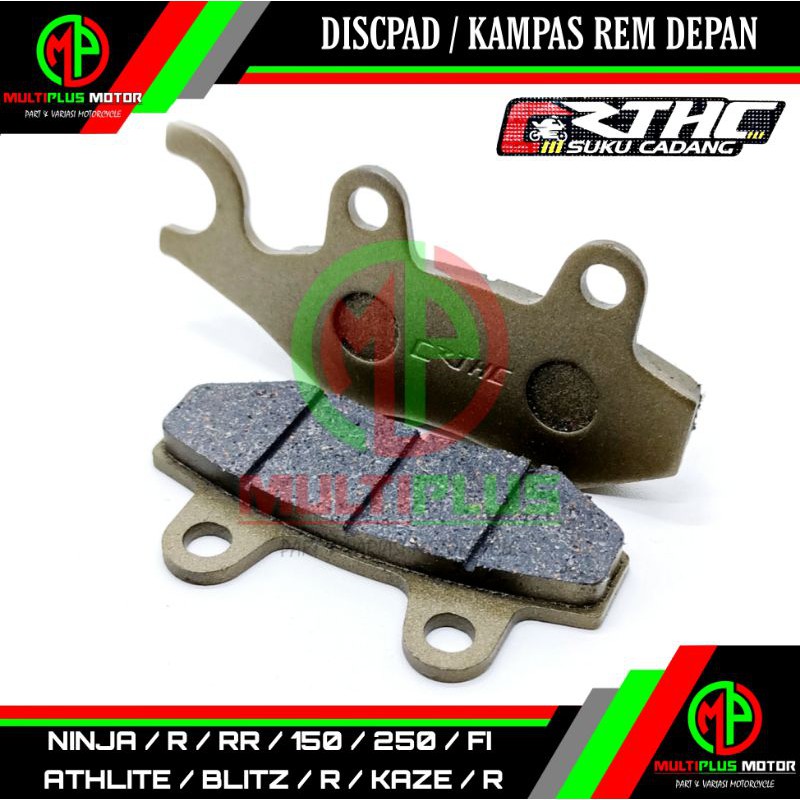 Discpad Dispad Disped depan RTHC Kampas rem disc cakram depan NINJA,NINJA R,NINJA RR,NINJA 250,NINJA 250 FI-4