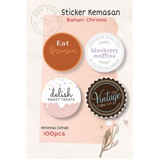 Cetak Stiker  Kemasan Label Makanan Stiker  label Minuman 