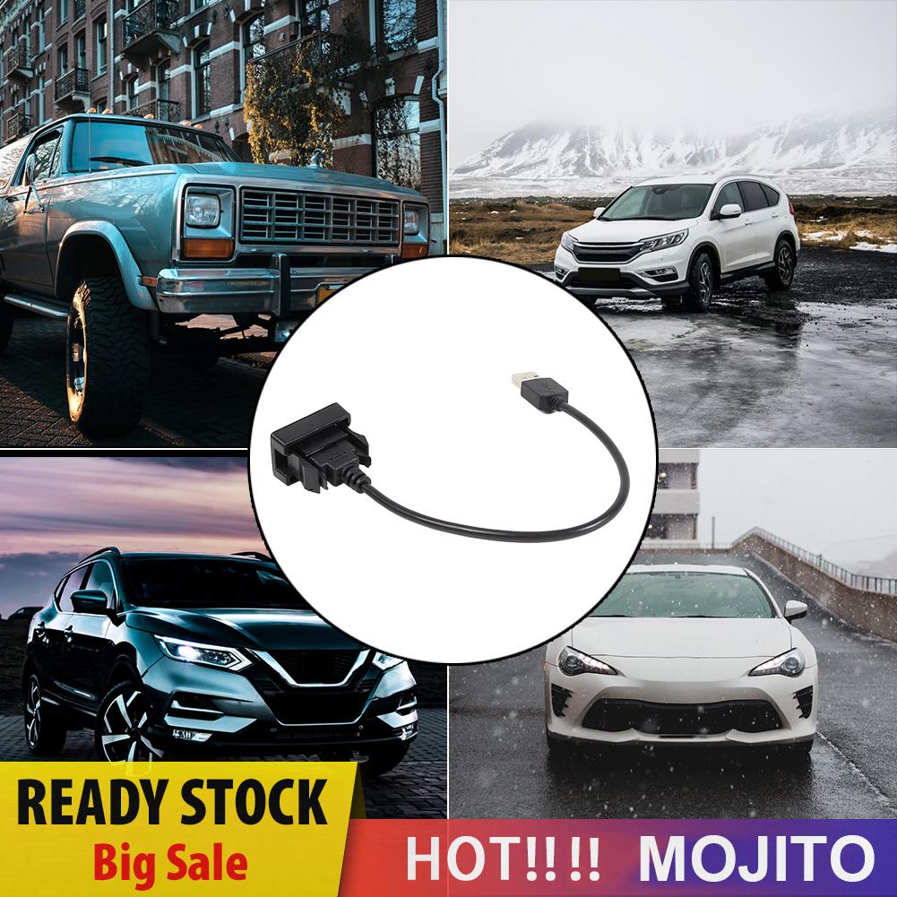 Kabel Adapter Extension Usb Port Panel Mount Dashboard Mobil Untuk Toyota Vios