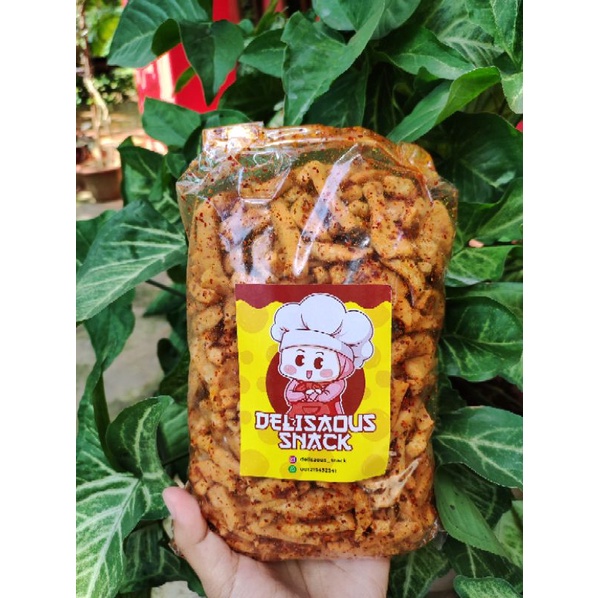 

Basreng Pedas Daun Jeruk 500 gr
