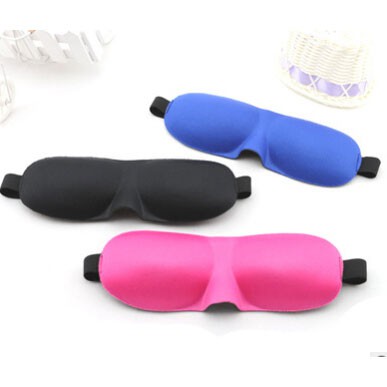 Kacamata tidur  Soft 3D Sleeping Googles- LYZ08-03SM - Black