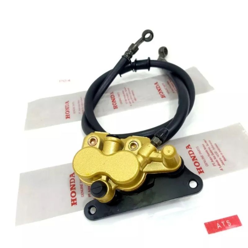 KALIPER DEPAN + SELANG REM DEPAN SUPRA X LAMA, SUPRA FIT LAMA, REVO LAMA
