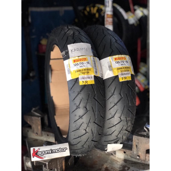 Ban Xmax 250 pirelli diablo rosso scooter 120/70-15