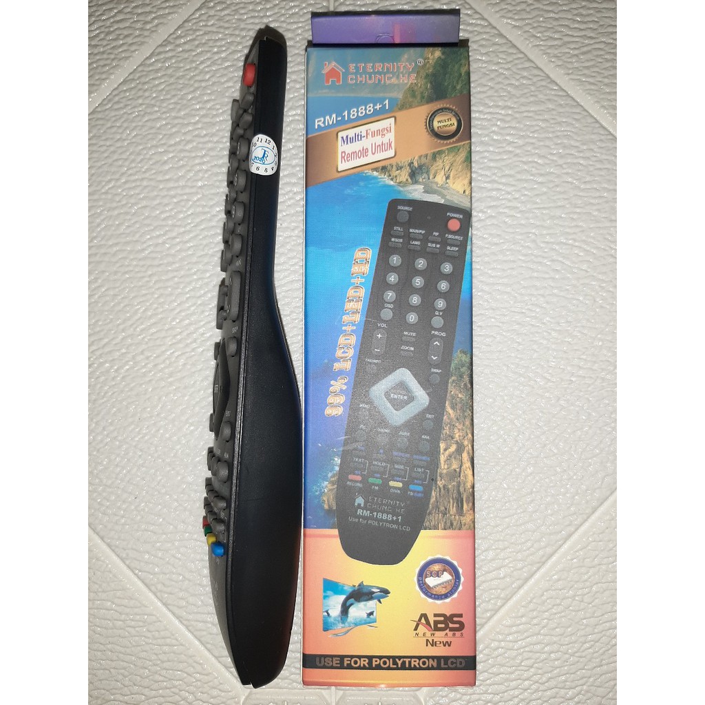 Remot Remote TV POLYTRON Multi TV Lcd Led Polytron Universal RM 1888+1 Universal