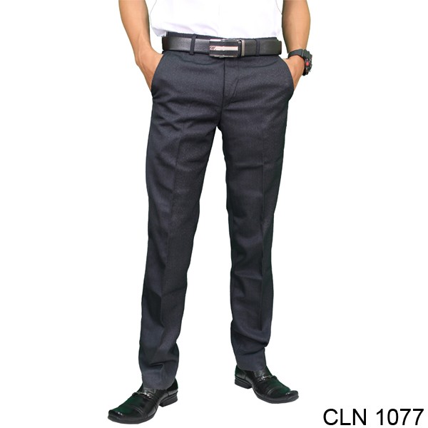 Celana Slimfit Kerja Formal Pria Katun Navy – CLN 1077