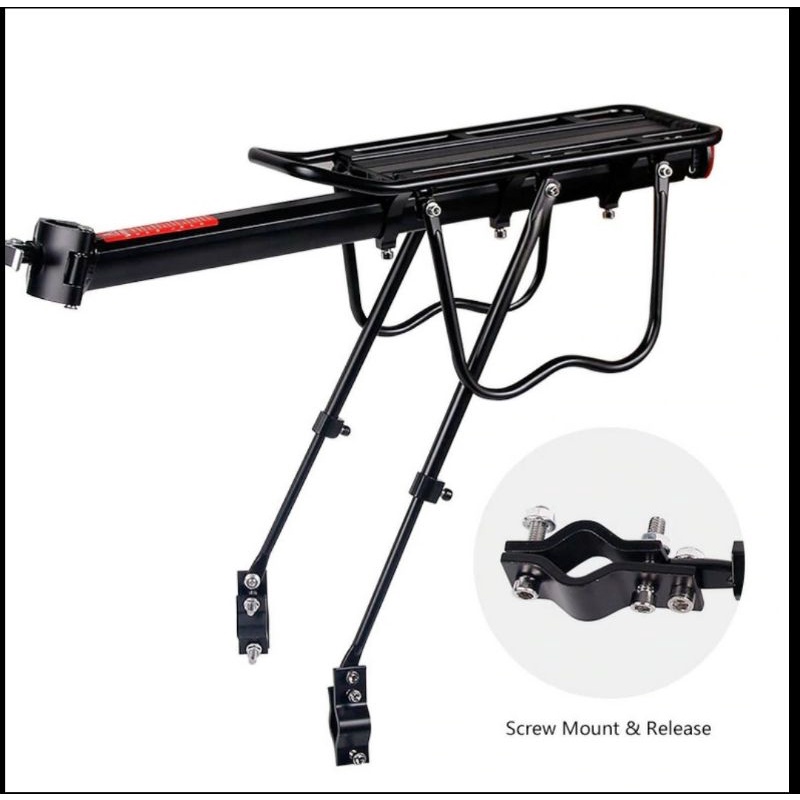 Bagasi Touring Alloy, Boncengan sepeda