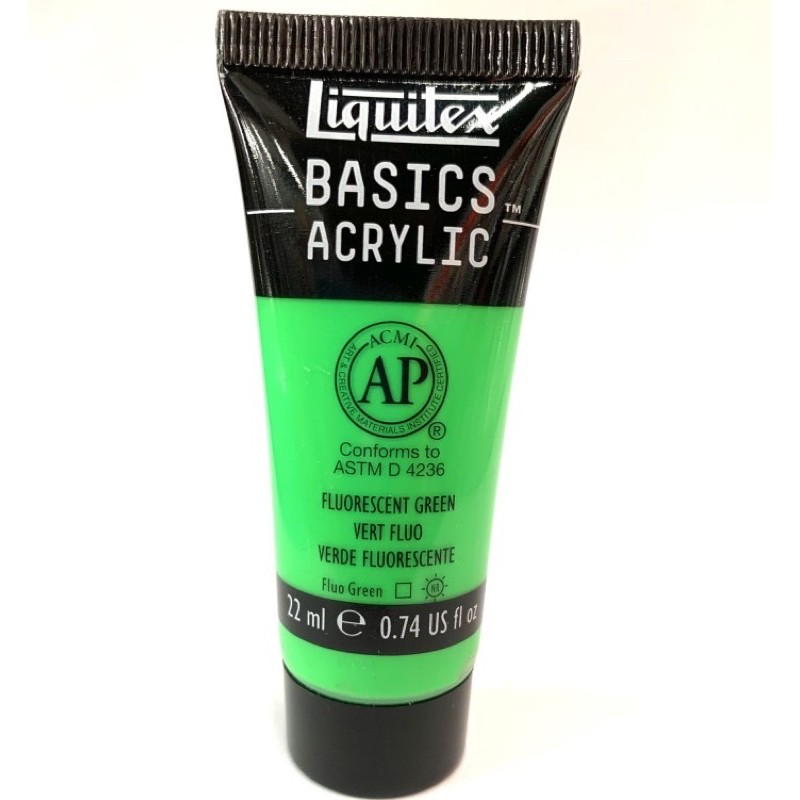 

Cat Acrylic Liquitex Basics 22ml Fluorescent Green