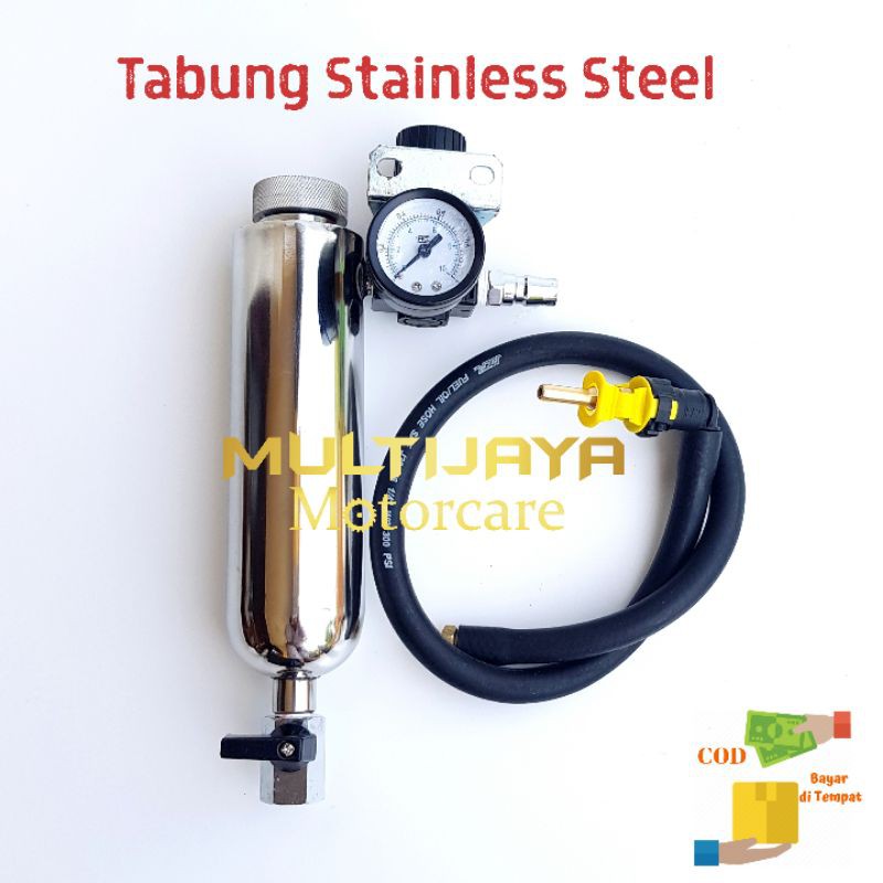 Alat Servis Injeksi Motor | Infus Injeksi | Tabung Infus Injector ICT Stainless Steel