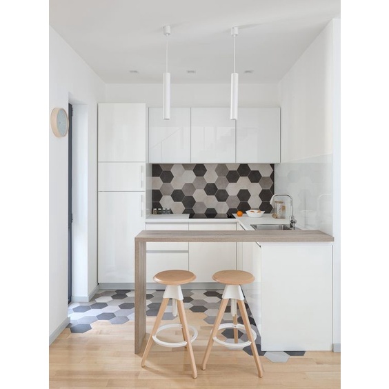 Keramik Hexagonal Roman dTravessa d Travessa Series 34x39 - Light