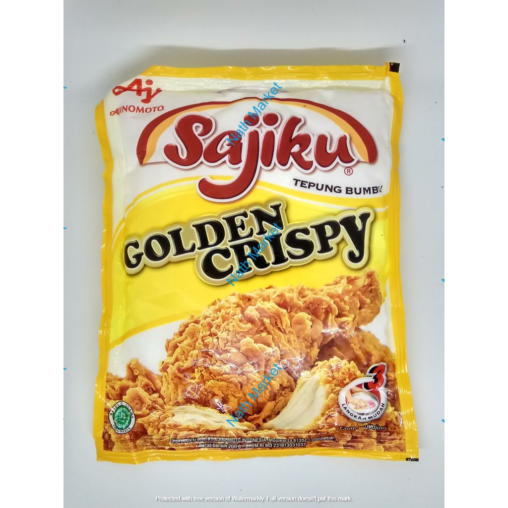 

Sajiku Tepung Bumbu GOLDEN CRISPY 200gr