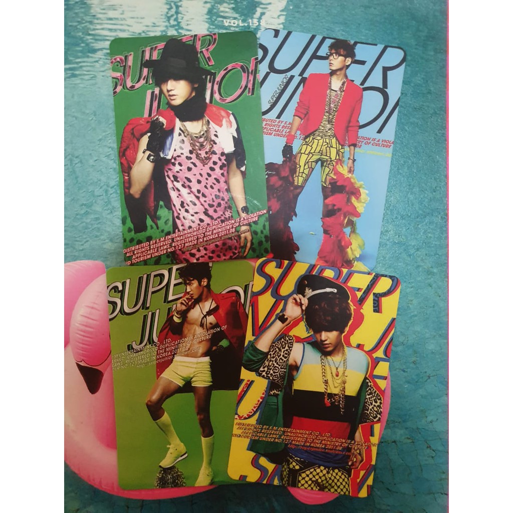 Super Junior Photocard Mr. Simple