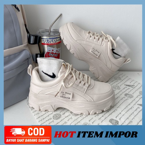 COD Termurah Sepatu Sneakers Wanita Sport Shoes MB63-SW323