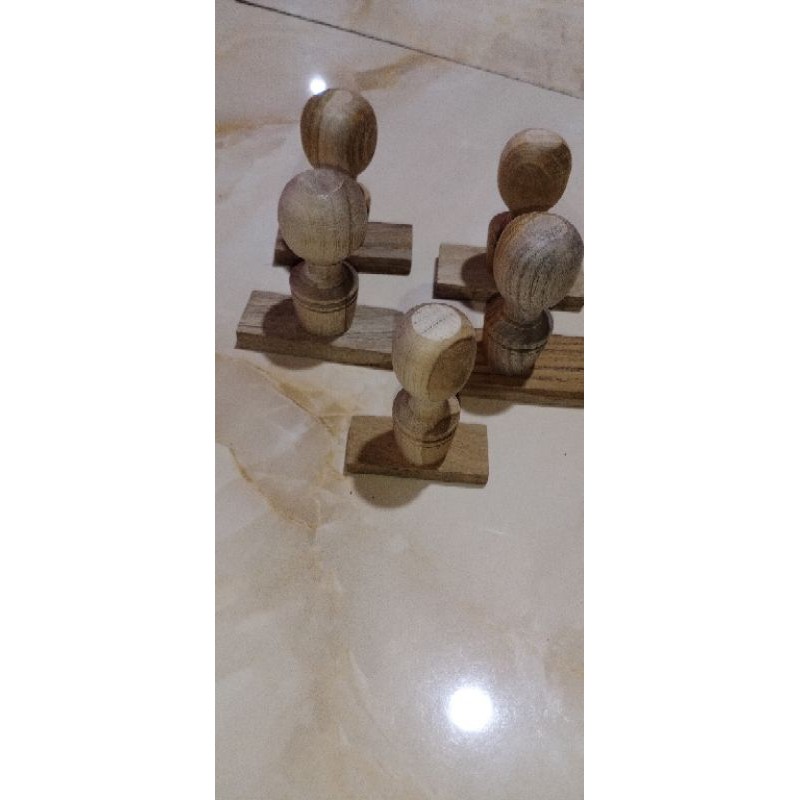 

gagang stempel kayu kotak uk.standart isi 50pcs
