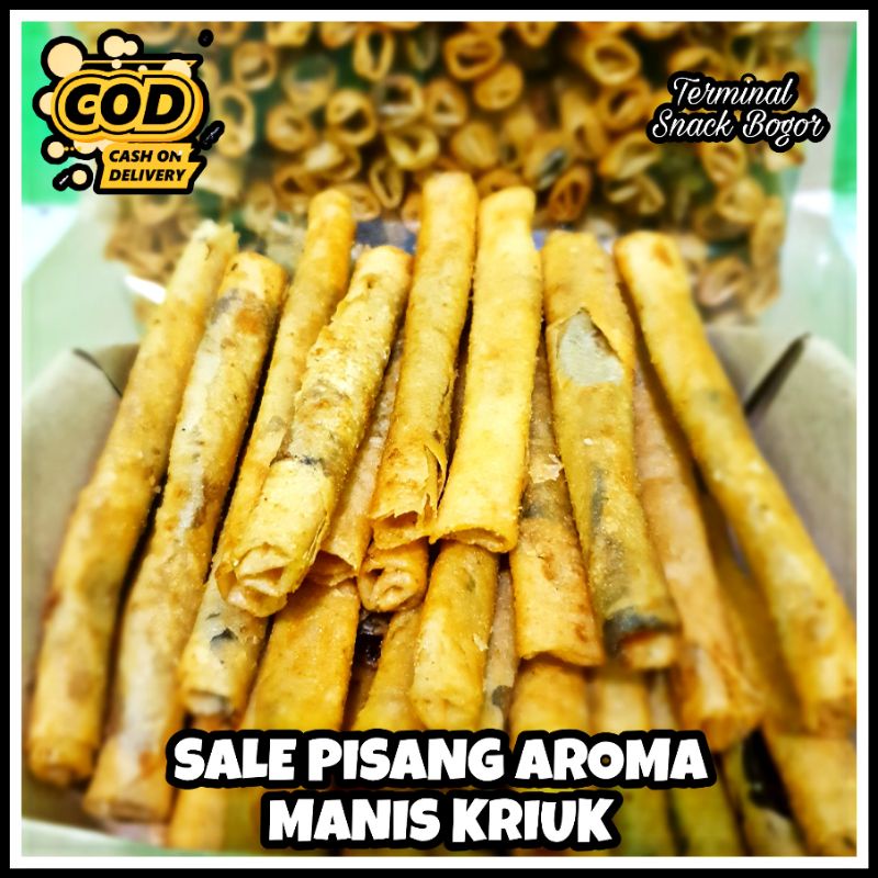 

Sale pisang aroma lumpia gula aren 250 GRAM cemilan manis jajanan jadul snack enak