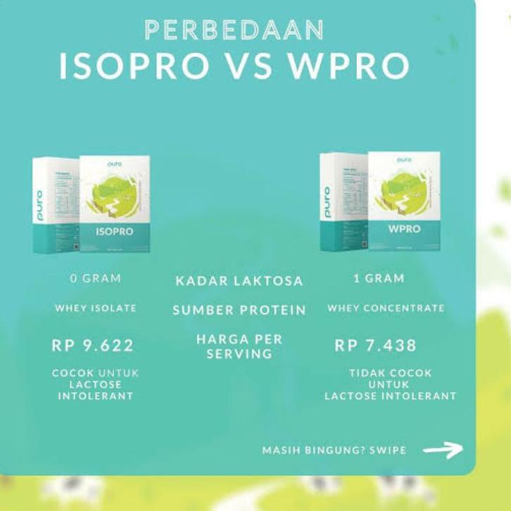 リ PURO WPRO WHEY W PRO PROTEIN 300 GRAM GR 10 SERVING SUSU PROTEIN GRASS FED PROTEIN GYM LOW FAT PUR