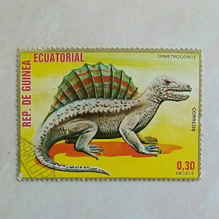 

(AA) Perangko Republik Guinea Ekuatorial 1978 Prehistoric Animals (I) 0,30 ekuele Used