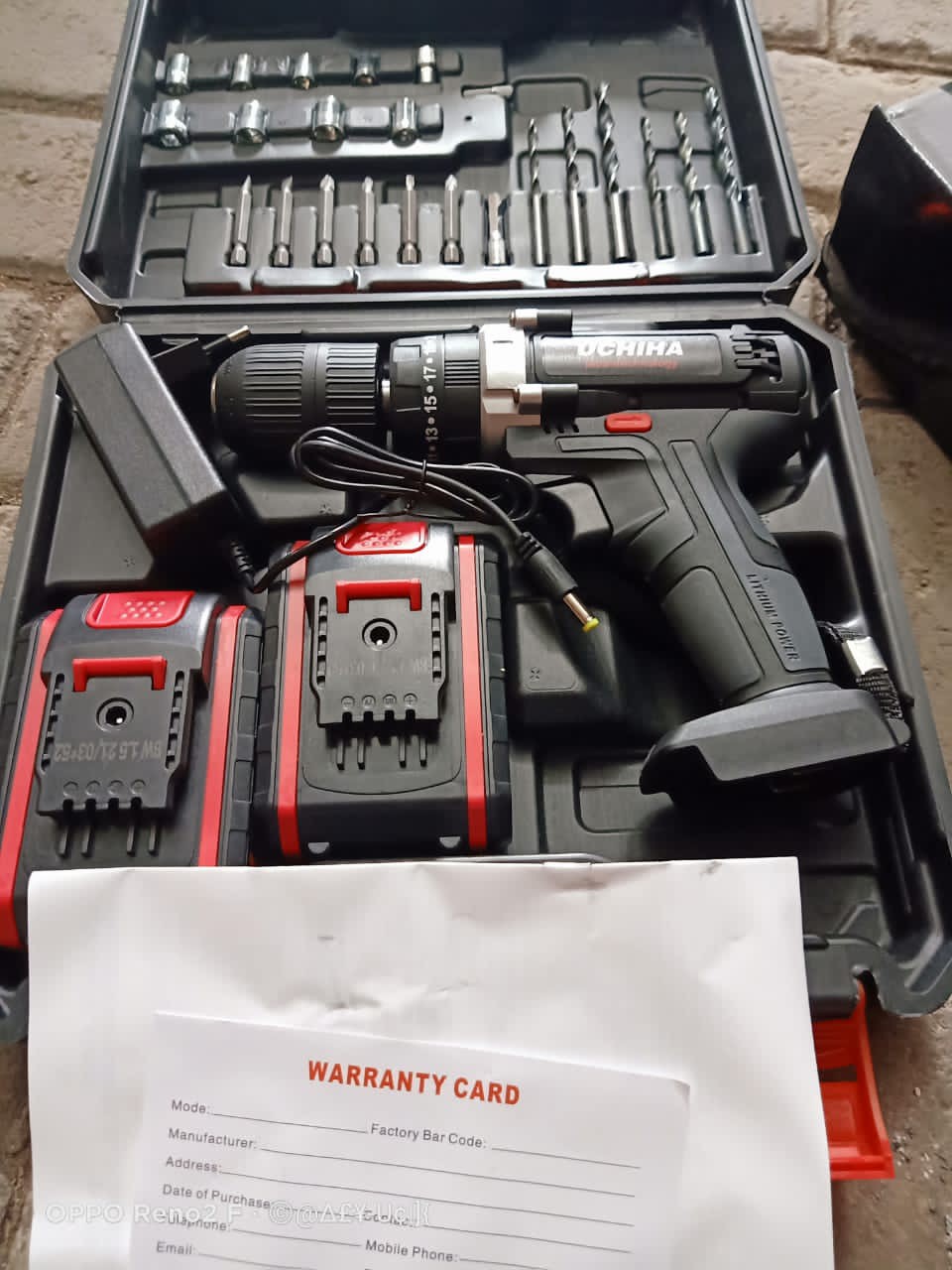 Mesin Bor Batry 12 Volt Uchiha Japan