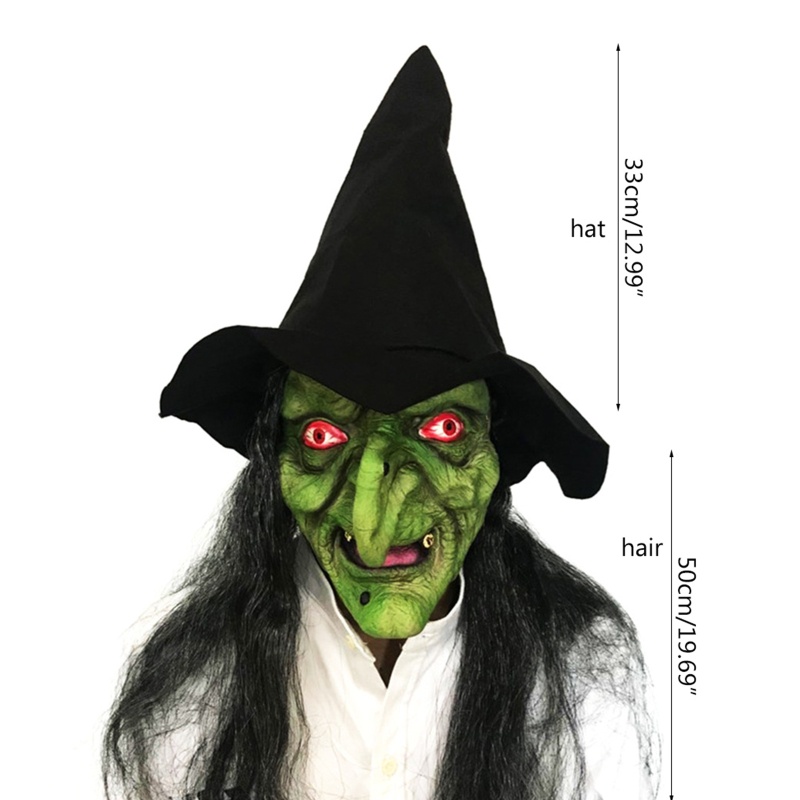 Wig Panjang Bahan Latex Untuk Cosplay Halloween