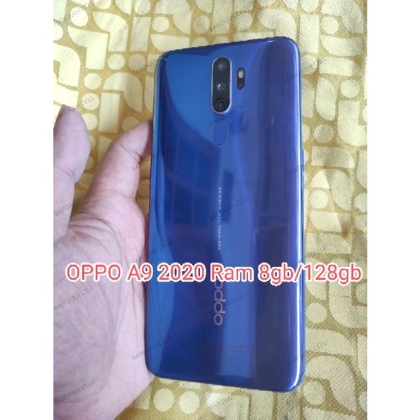 OPPO A9 2020 RAM 8GB/128GB UNIT SECOND NORMAL