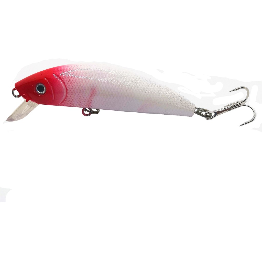 Shengyao 1Pcs New Minnow Umpan Pancing 7cm 7g Swimbait Fishing Lure Ikan Bass Wobbler Luminous Floating Bait Kail Memancing Tackle