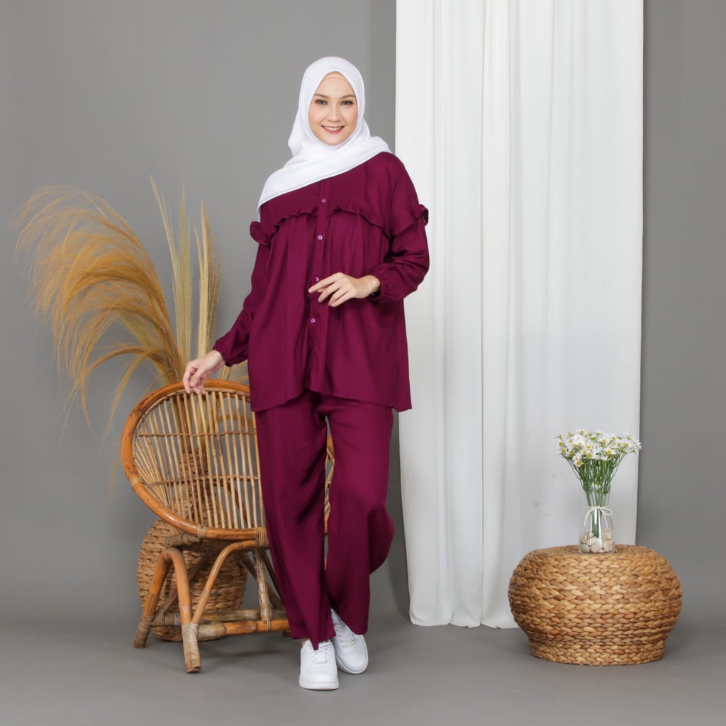 ZAHRA - Setelan Wanita Oversize SALWA SET