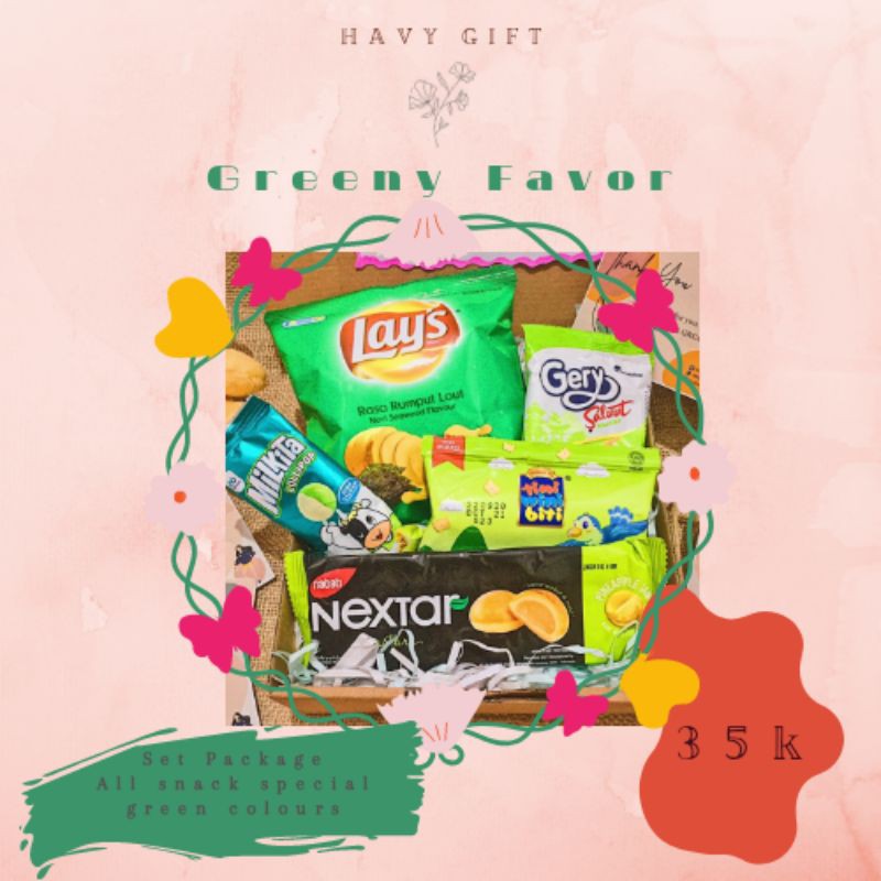 45 kartu ucapan snack - Kartu Ucapan