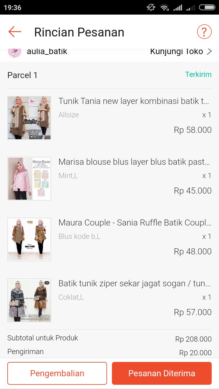 Maura Couple - Sania Ruffle Batik Couple Ori Ndoro Jowi Dnt Garansi Blouse Ziggy Krikil Blus Kerikil