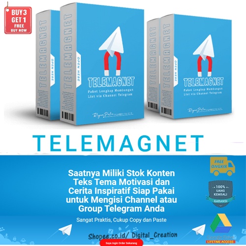 Telemagnet Konten Teks Motivasi Inspiratif Sukses Full Bonus