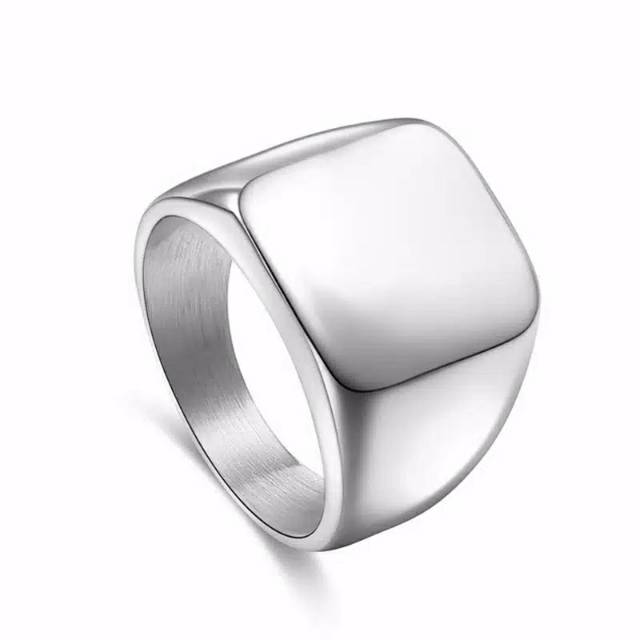 Cincin Titanium Pria Casual Trendy