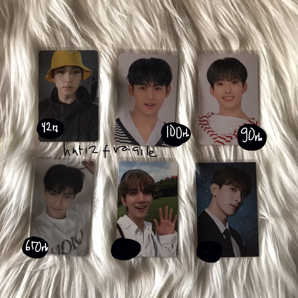 pc seventeen ( photocard svt joshua mingyu dk dokyeom seokmin its gyudior beret an ode jam 24h in th