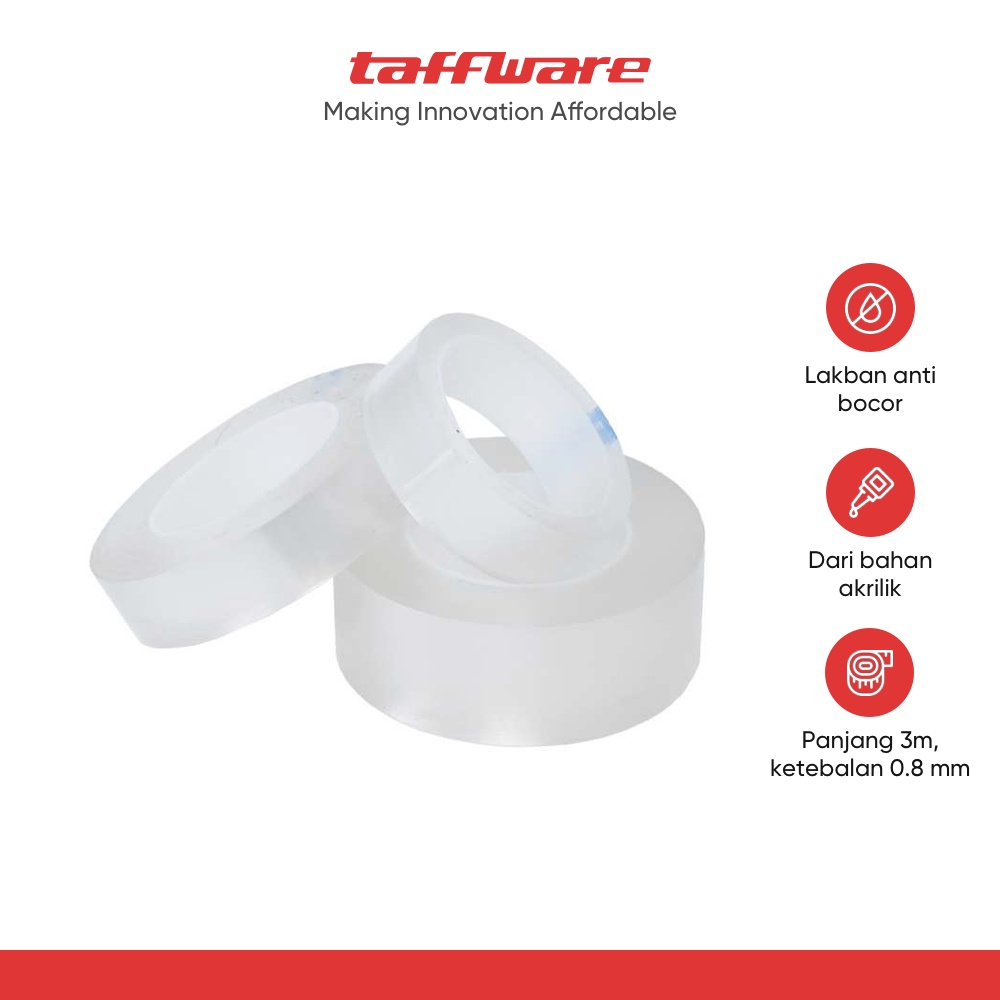 

TaffPACK Lakban Waterproof Dapur Kitchen Sink Seal Tape 0.8x30mm 3 Meter YK-468
