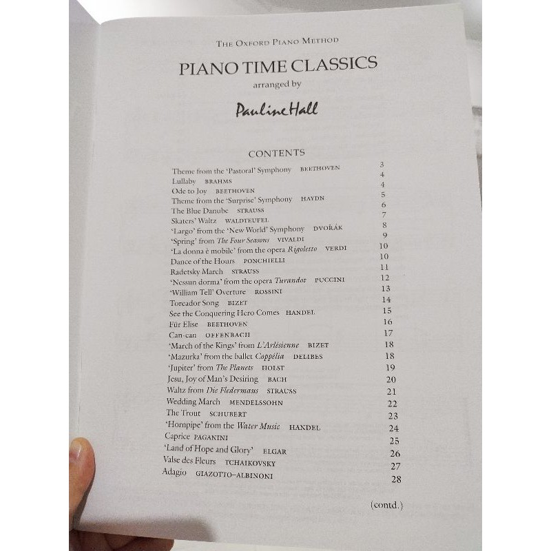 Piano Time Classics Pauline Hall cover biru by Oxford Publisher