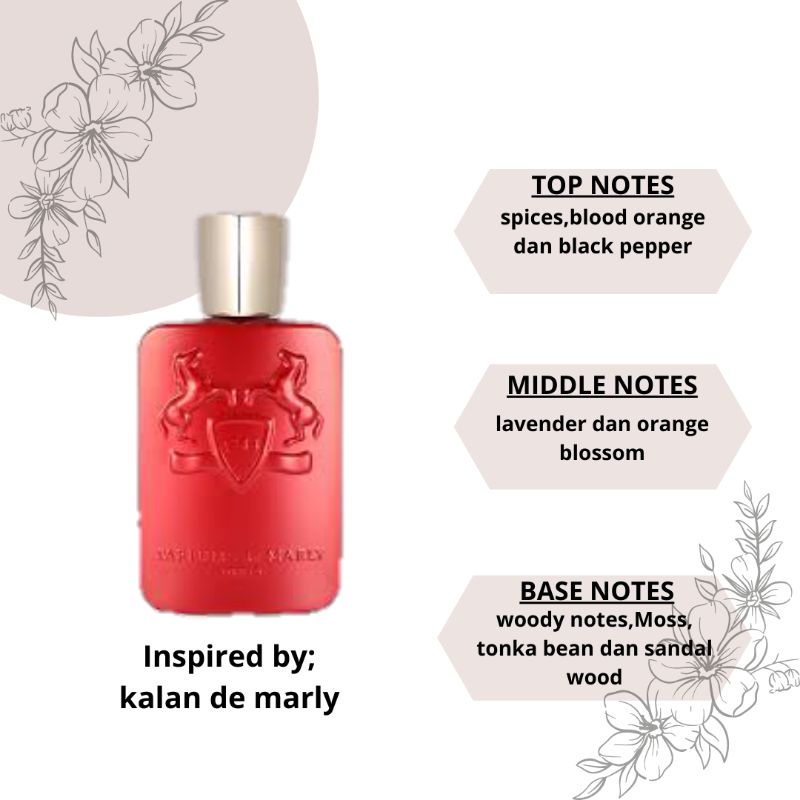 KALAN DE MARLY //Inspired terbaik//parfum mewah//kualitas premium
