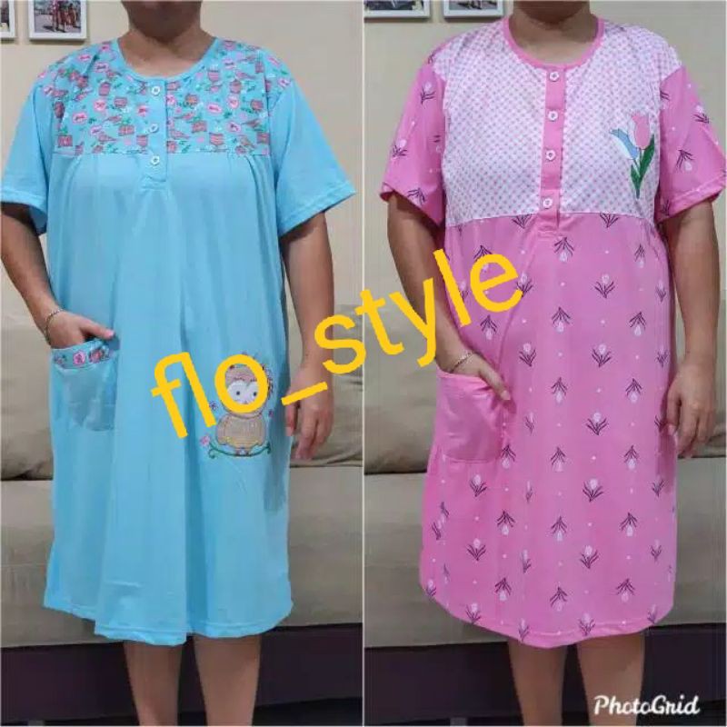 daster jumbo lorita ld 120 by Sofie tinny  kaos halus tebal