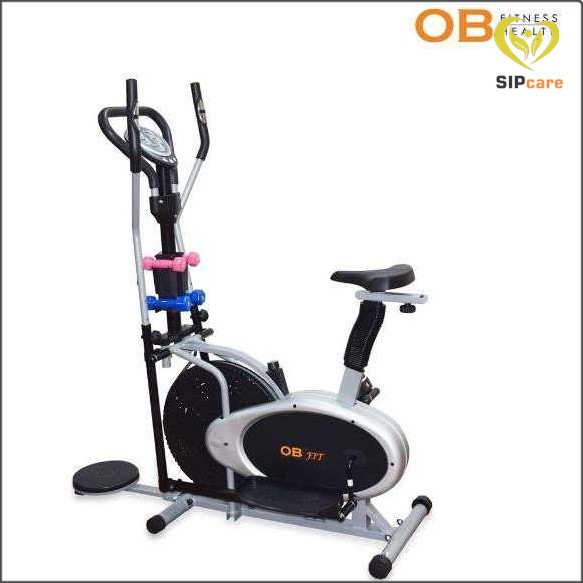 GOWESOB Fit OB-6016 Alat Fitness Sepeda Orbitrak Multifungsi alat fitnes rumah sepeda fitnes PROMO