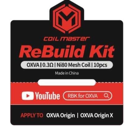 Coil Master ReBuild Kit RBK - For Oxva Origin dan Origin  X