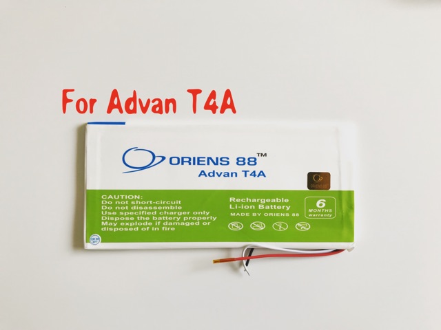 (P) Baterai batre battery Advan T4A double power/IC oriens88