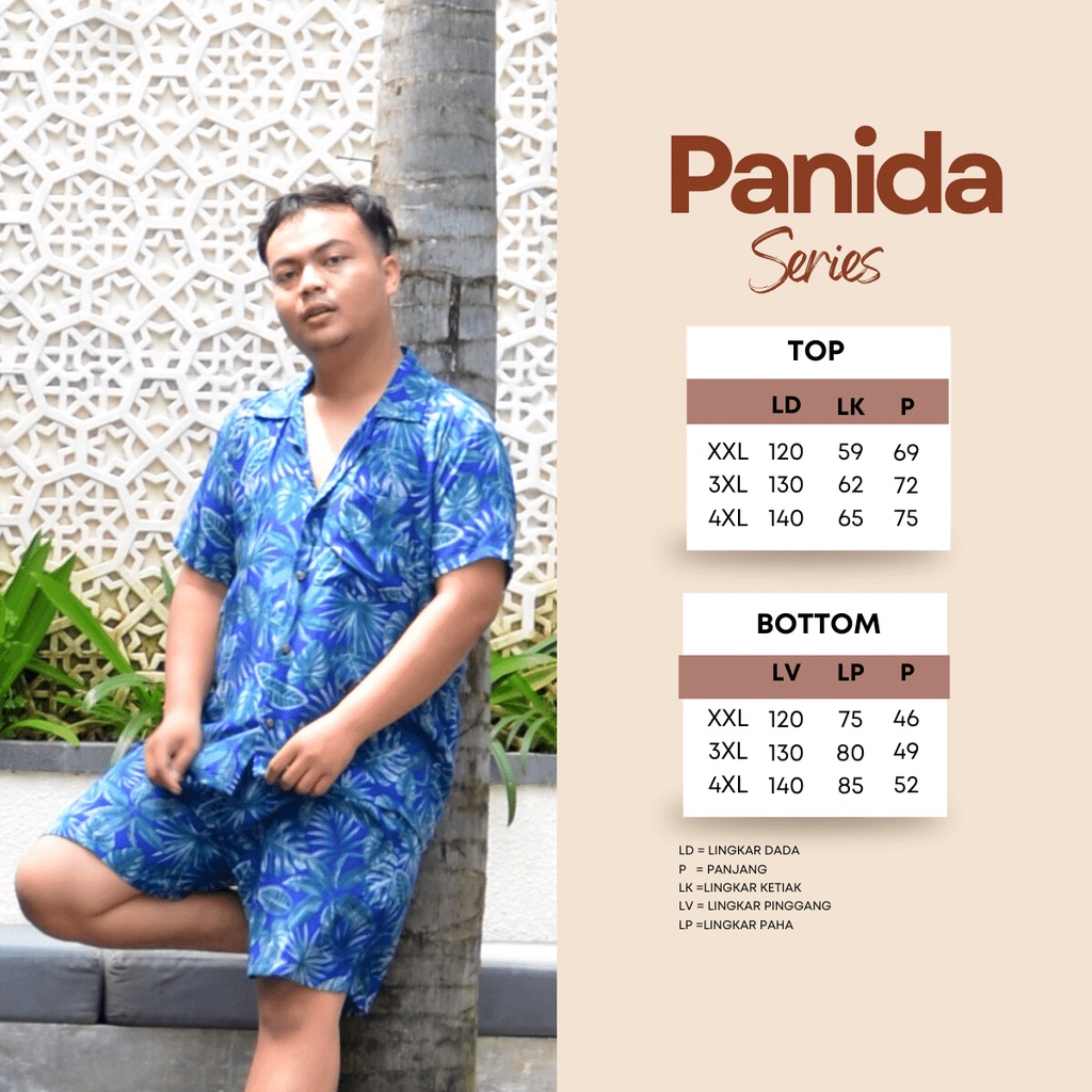 Balicihui Piyama Pria Piyama Penida Series Baju Tidur Plus Size Big Size Jumbo