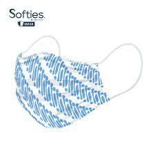 Masker Softies Daily Surgical Medis 30 mask polos motif hijab headloop anak batik parang japanese